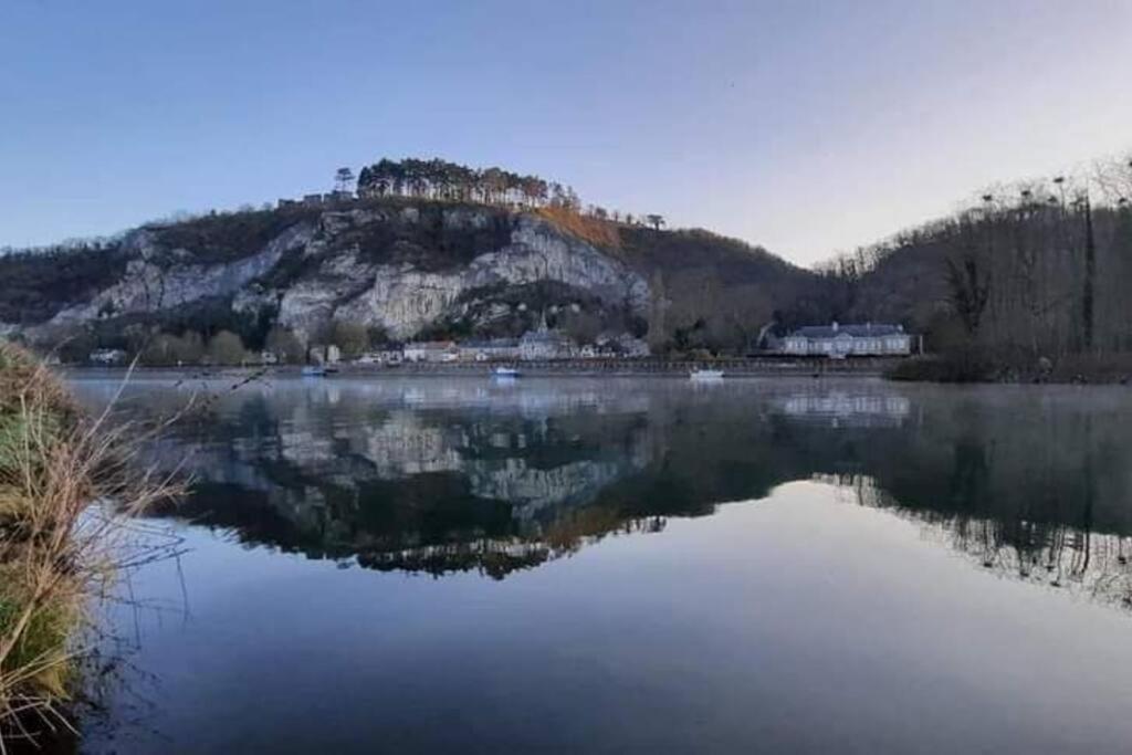 Maison Bucolique A Anhee, Vue Meuse Et Falaises Villa Exteriör bild